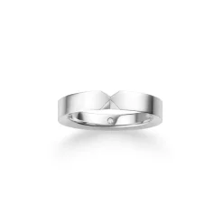 Alliance Triomphe de Chaumet Platine, diamant, 4.5mm 083836
