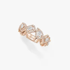Bague Alliance My Twin Diamant Or Rose