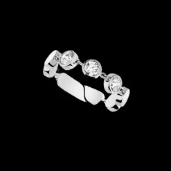 BAGUE DIAMANT OR BLANC D-VIBES MM