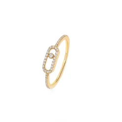 Bague Diamant Or Jaune