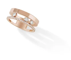 Bague Diamant Or Rose