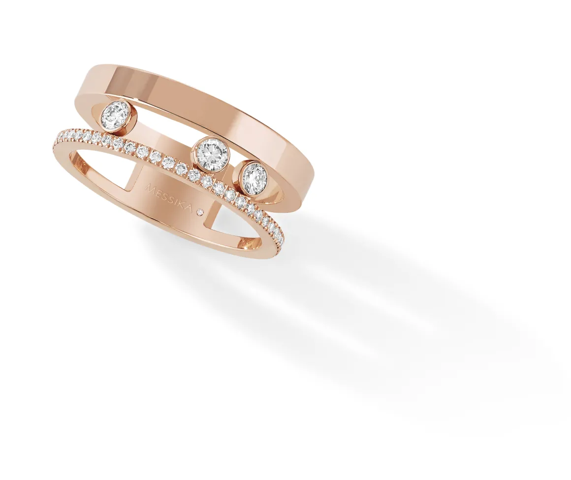 Bague Diamant Or Rose
