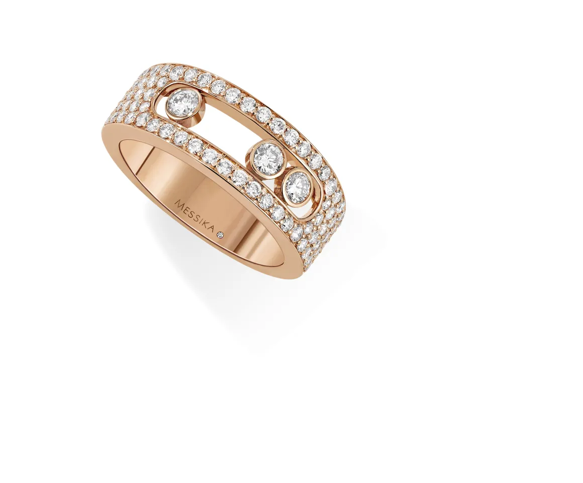 Bague Diamant Or Rose