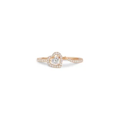Bague Diamant Or Rose