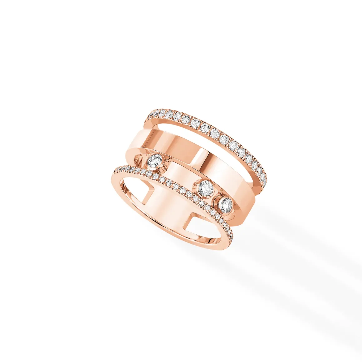Bague Diamant Or Rose
