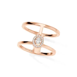 Bague Diamant Or Rose