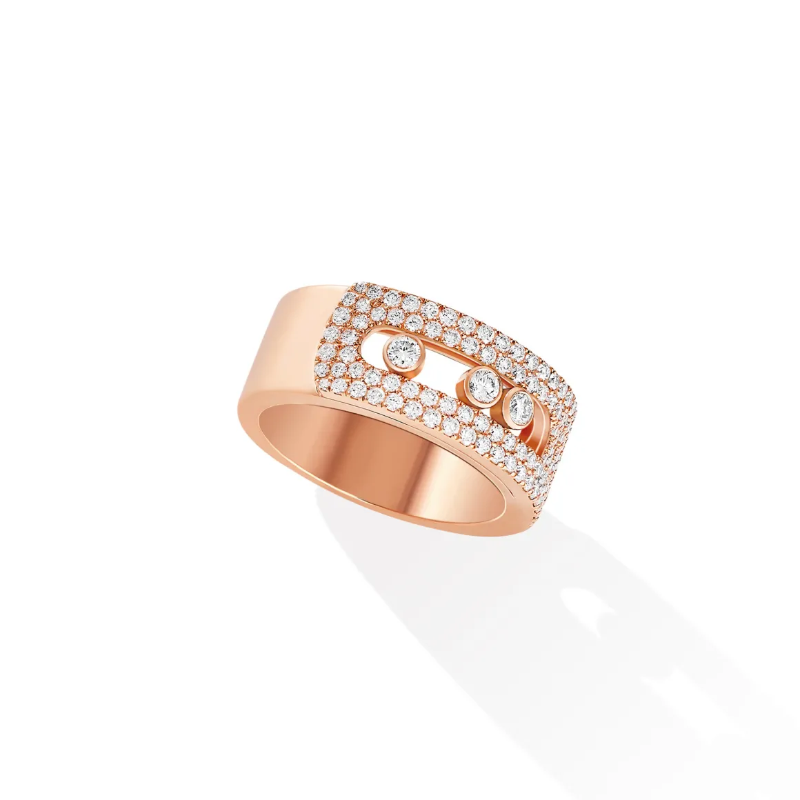 Bague Diamant Or Rose