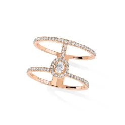 Bague Diamant Or Rose