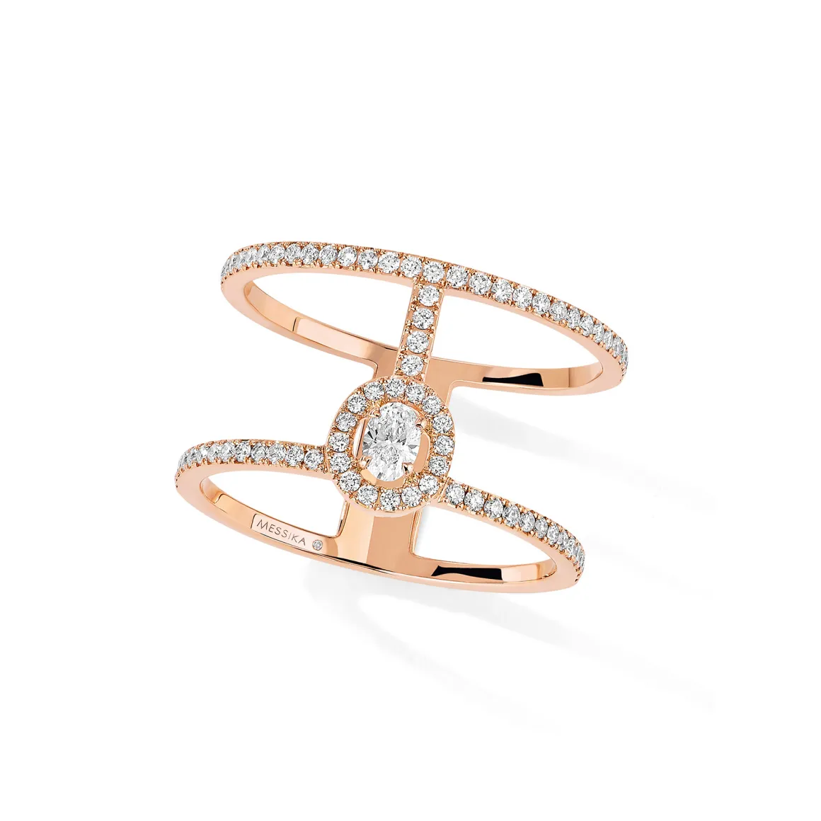 Bague Diamant Or Rose