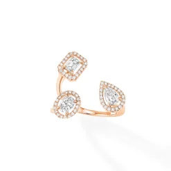 Bague Diamant Or Rose