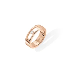 Bague Diamant Or Rose