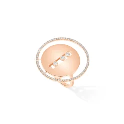 Bague Diamant Or Rose