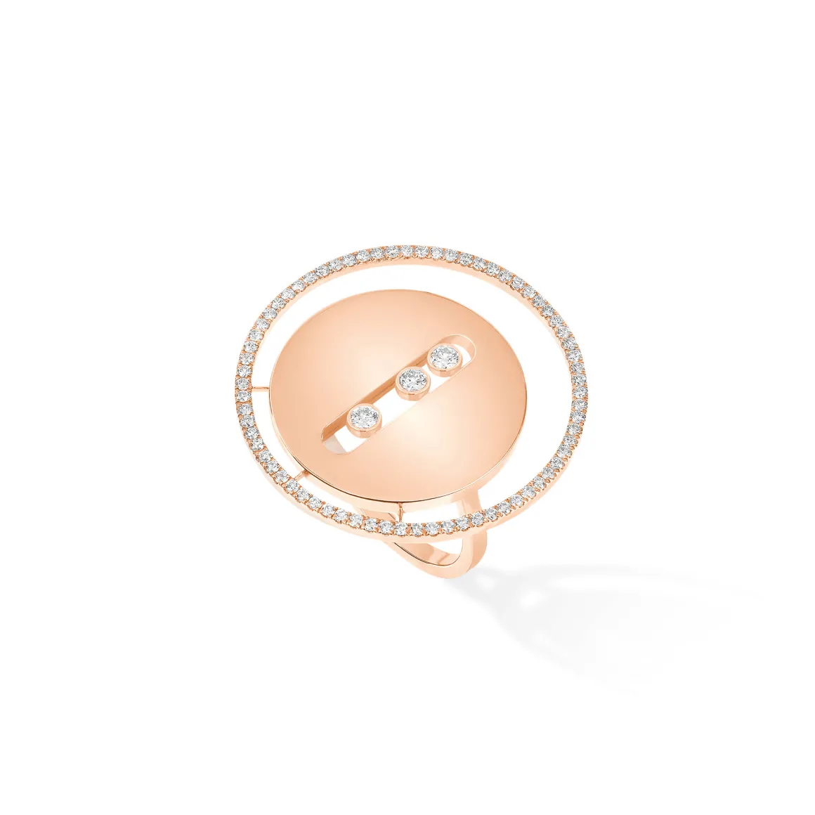 Bague Diamant Or Rose