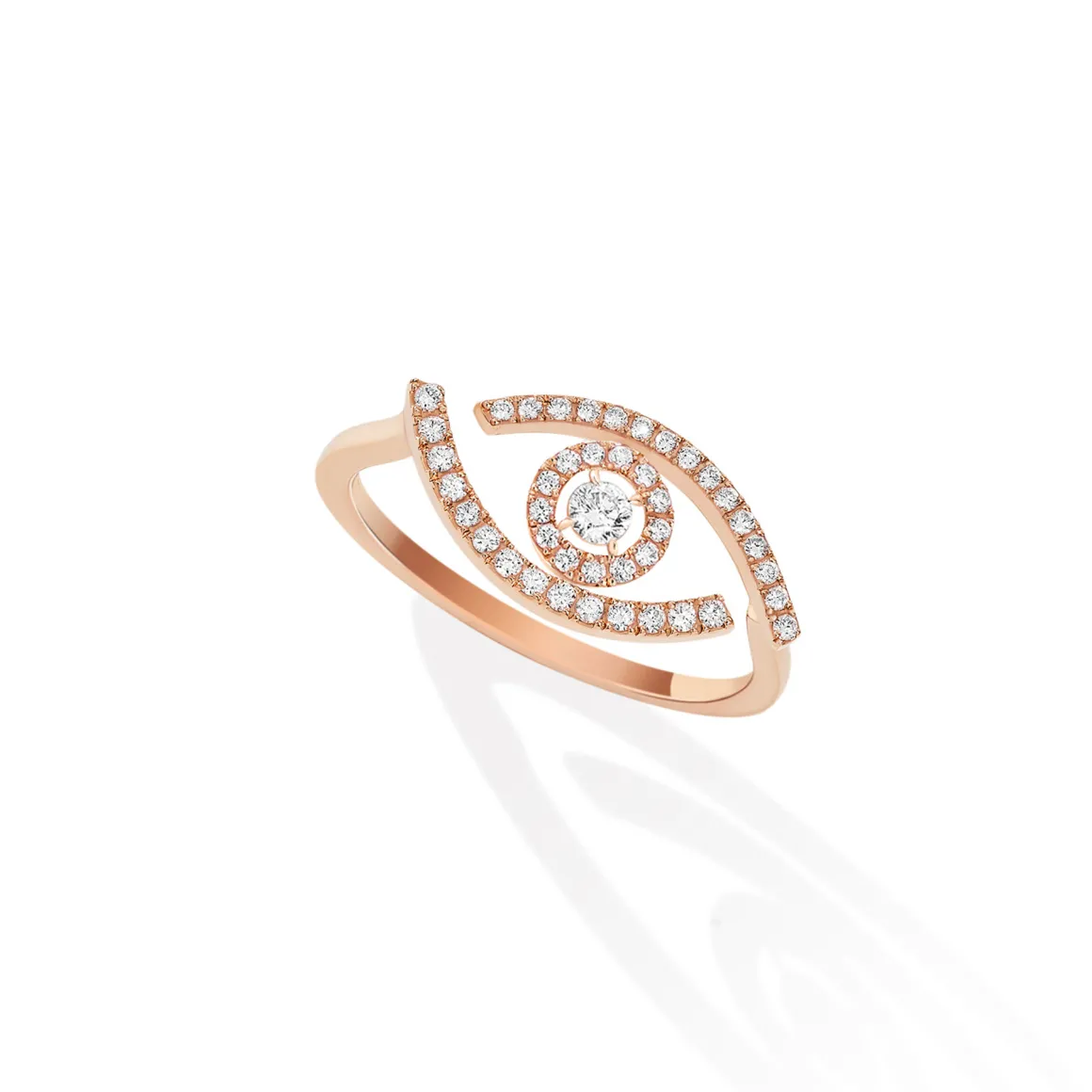 Bague Diamant Or Rose