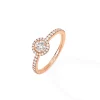 Bague Diamant Or Rose