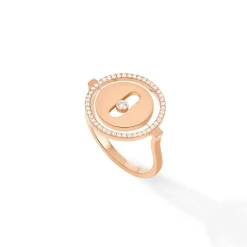 Bague Diamant Or Rose