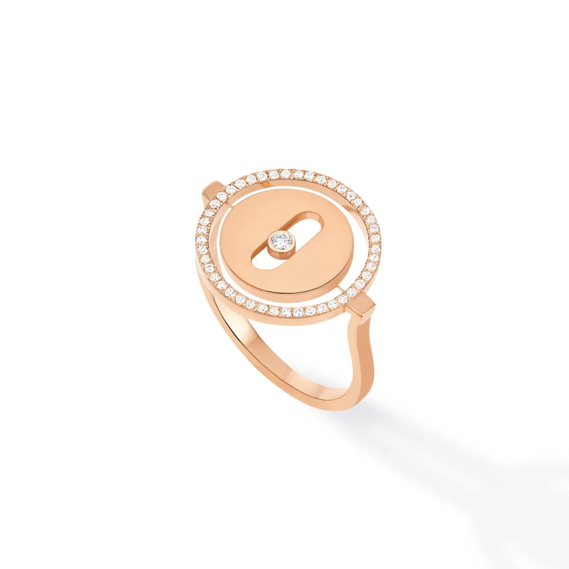Bague Diamant Or Rose