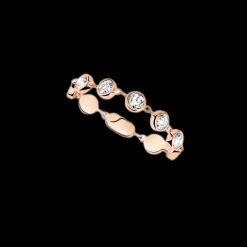 Bague diamant Or rose D-vibes PM
