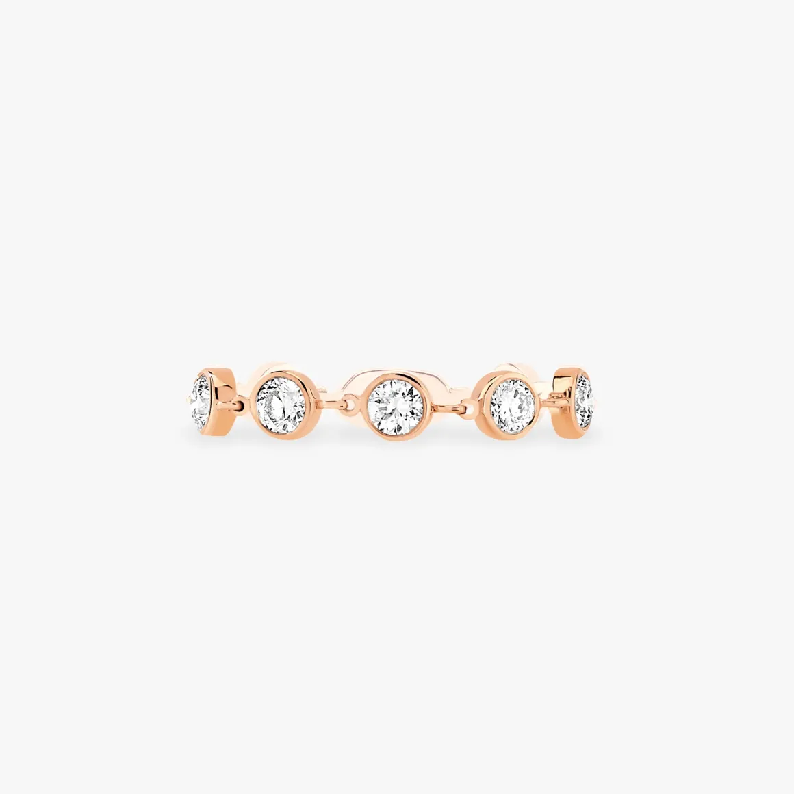 Bague diamant Or rose D-vibes PM