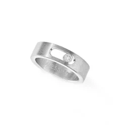 Bague Diamant Titane Naturel