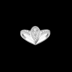 Bague Femme Or Blanc Diamant Fiery 0,10ct