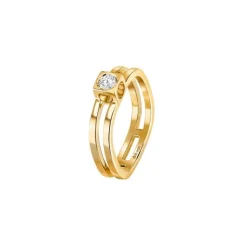 Bague Le Cube Diamant or jaune et diamant