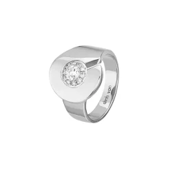Bague Menottes dinh van R15 or blanc et diamants