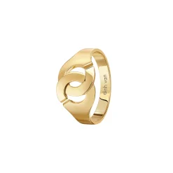 Bague Menottes dinh van R10 or jaune