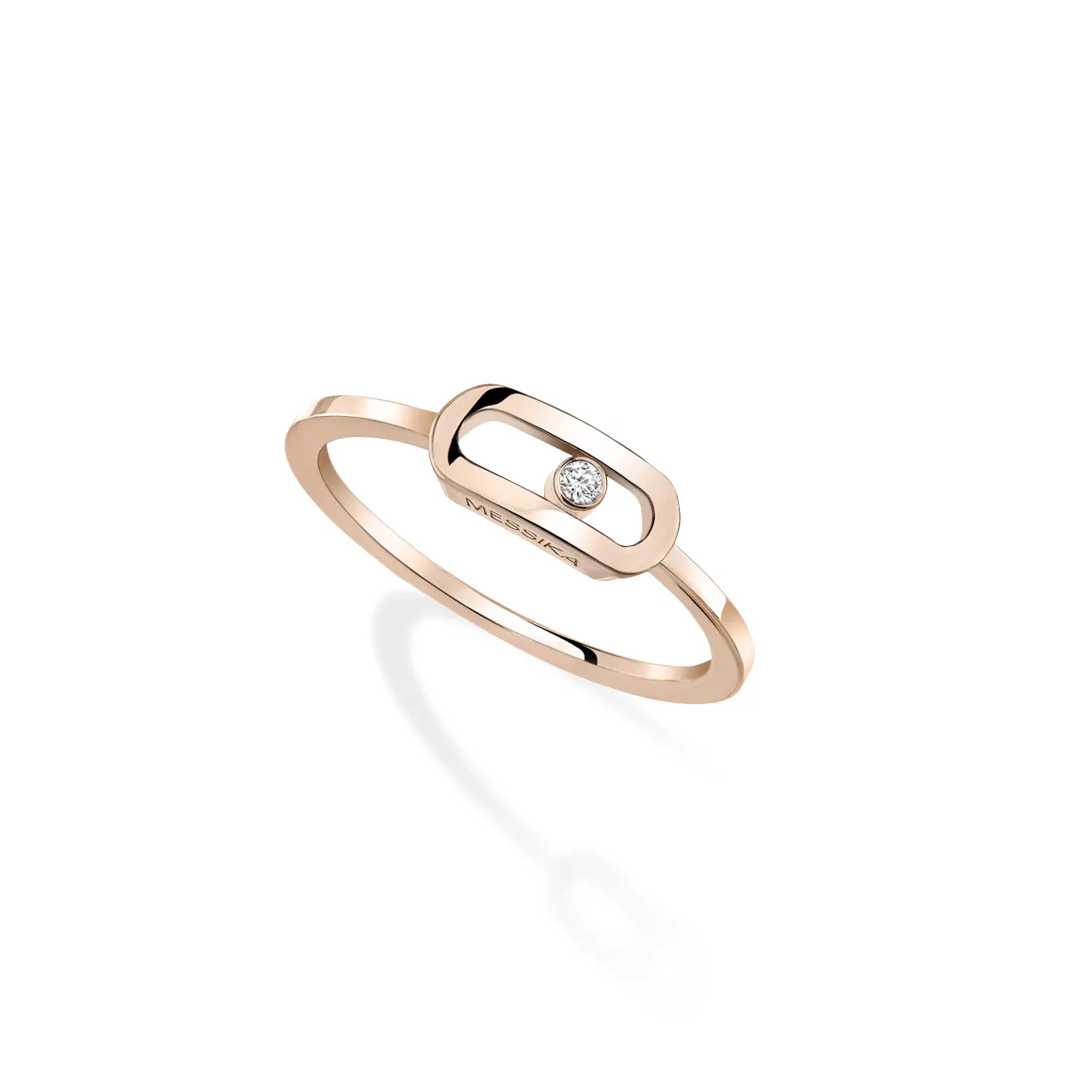 Bague Move Uno Or Diamant Or Rose
