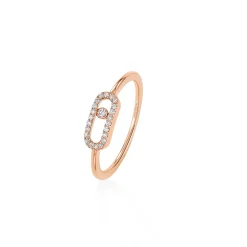 Bague Move Uno or rose