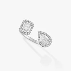 Bague My Twin Toi & Moi 0,25ct x2 Diamant Or Blanc