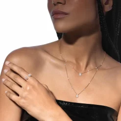 Bague My Twin Toi & Moi 0,15ct x2 Or Rose