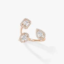 Bague My Twin Trilogy Diamant Or Rose