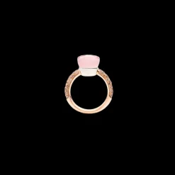 Bague Nudo Quarzo Rosa Classic