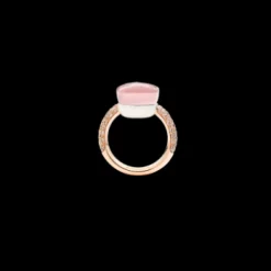 Bague Nudo Quarzo Rosa Maxi