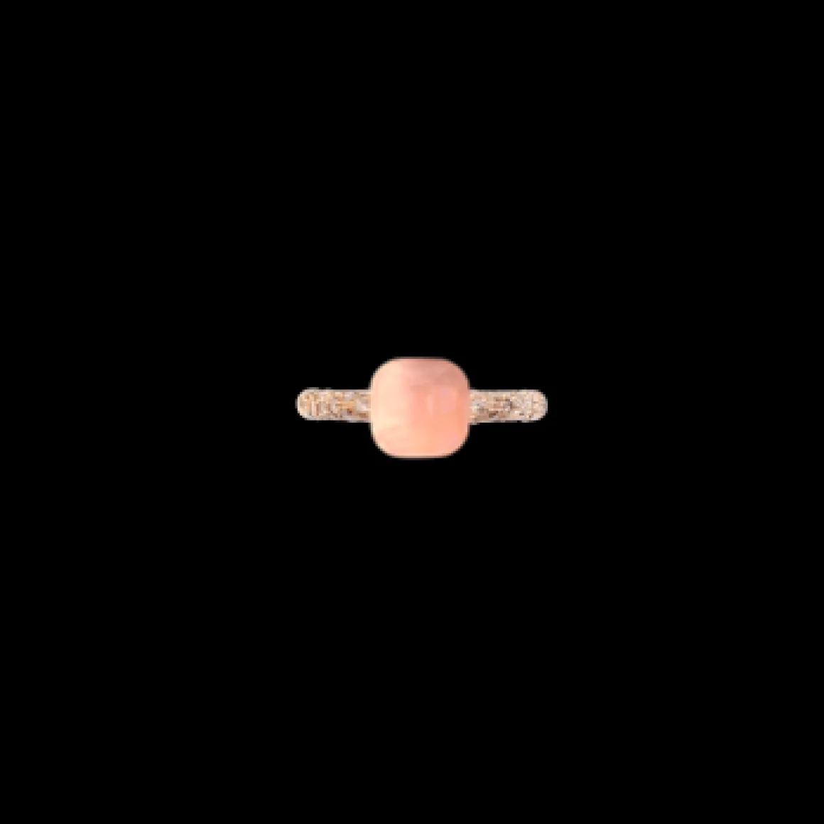 Bague Nudo Quarzo Rosa Petit