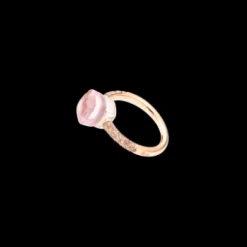 Bague Nudo Quarzo Rosa Petit