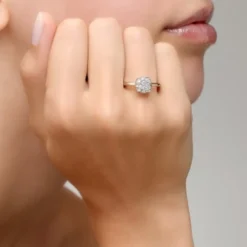 Bague Nudo Solitaire