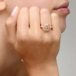 Bague Nudo Solitaire