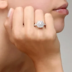 Bague Nudo Solitaire