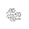 Bague or blanc diamants
