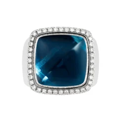Bague Pain de Sucre topaze blue london