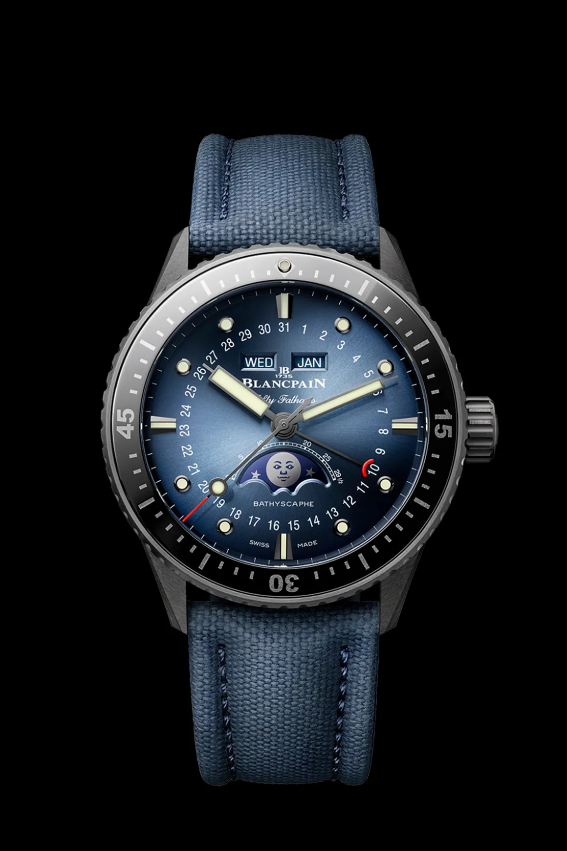 Bathyscaphe Quantième Complet Phases de Lune