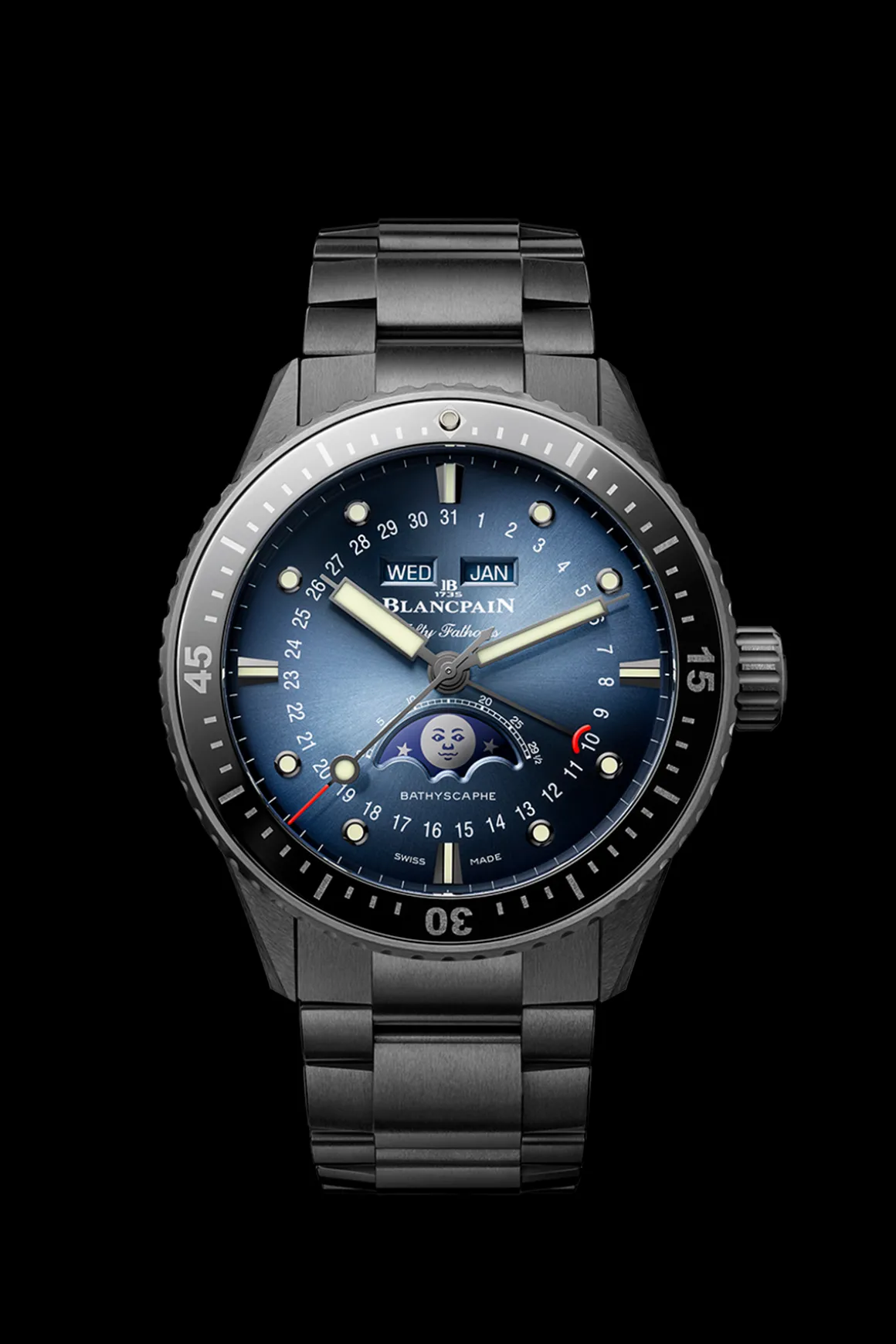 Bathyscaphe Quantième Complet Phases de Lune