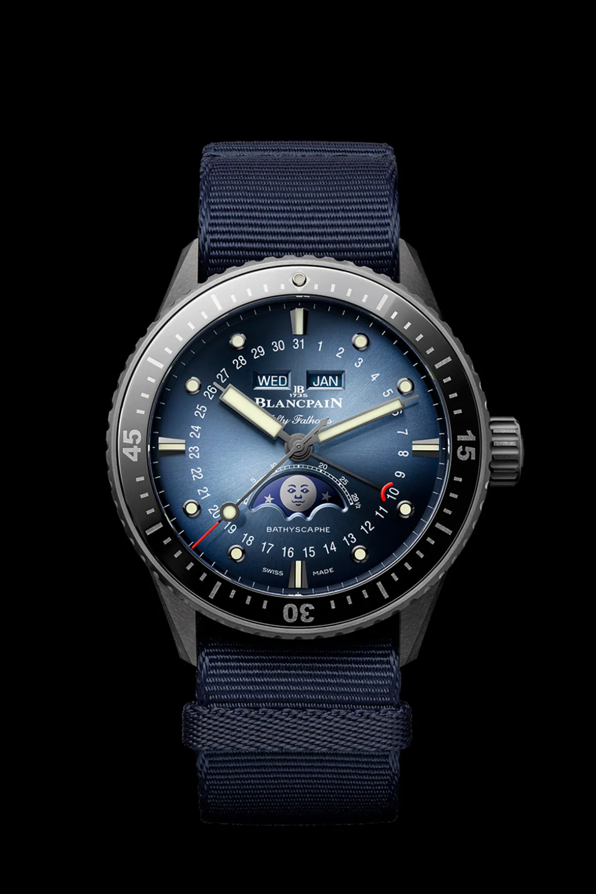 Bathyscaphe Quantième Complet Phases de Lune