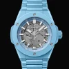 BIG BANG INTEGRATED TIME ONLY SKY BLUE CERAMIC