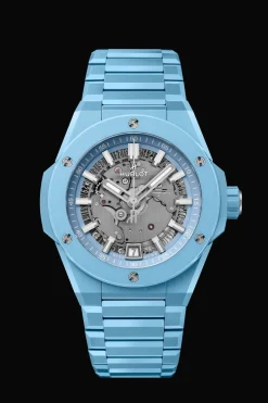 BIG BANG INTEGRATED TIME ONLY SKY BLUE CERAMIC