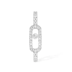 Boucles d'oreilles Diamant Or Blanc