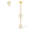 Boucles d'oreilles Diamant Or Jaune