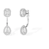 Boucles d'oreilles Diamant Or Blanc